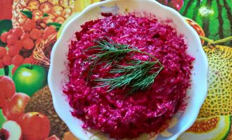 Салат со свеклой «Белорусский еврей»