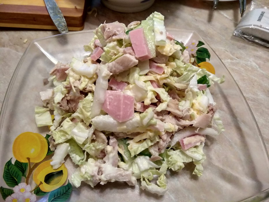 Смешиваем салат