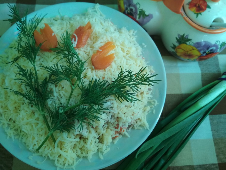 Салат из отварной рыбы – мой кулинарный шедевр