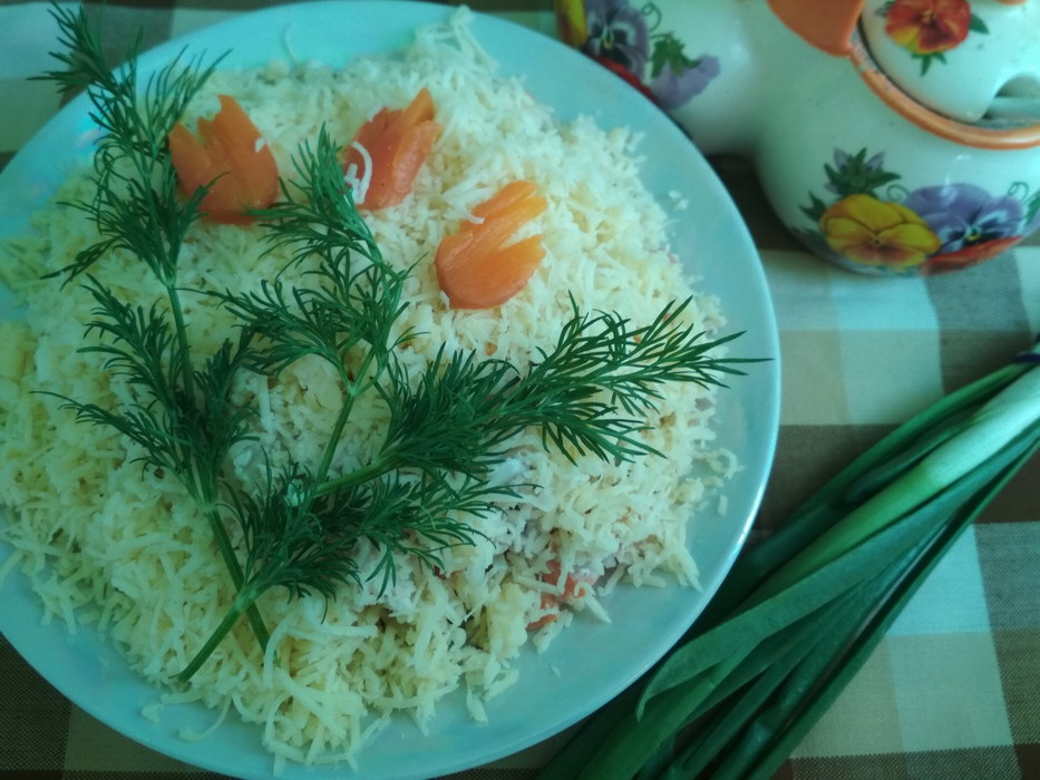 Салат из отварной рыбы – мой кулинарный шедевр