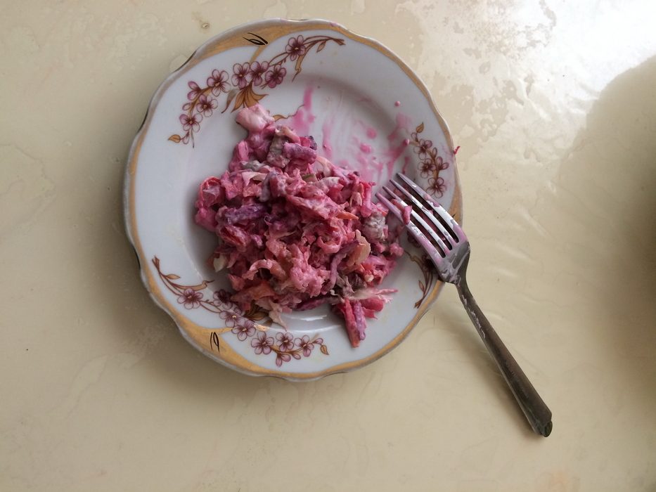 Салат с мясом «Татарский»
