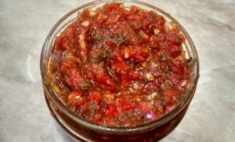 Любимый соус Сацебели, как в Грузии (готовлю на зиму вместо аджики – получается ещё вкуснее к мясу)