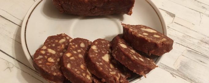 Орехово-шоколадная колбаска